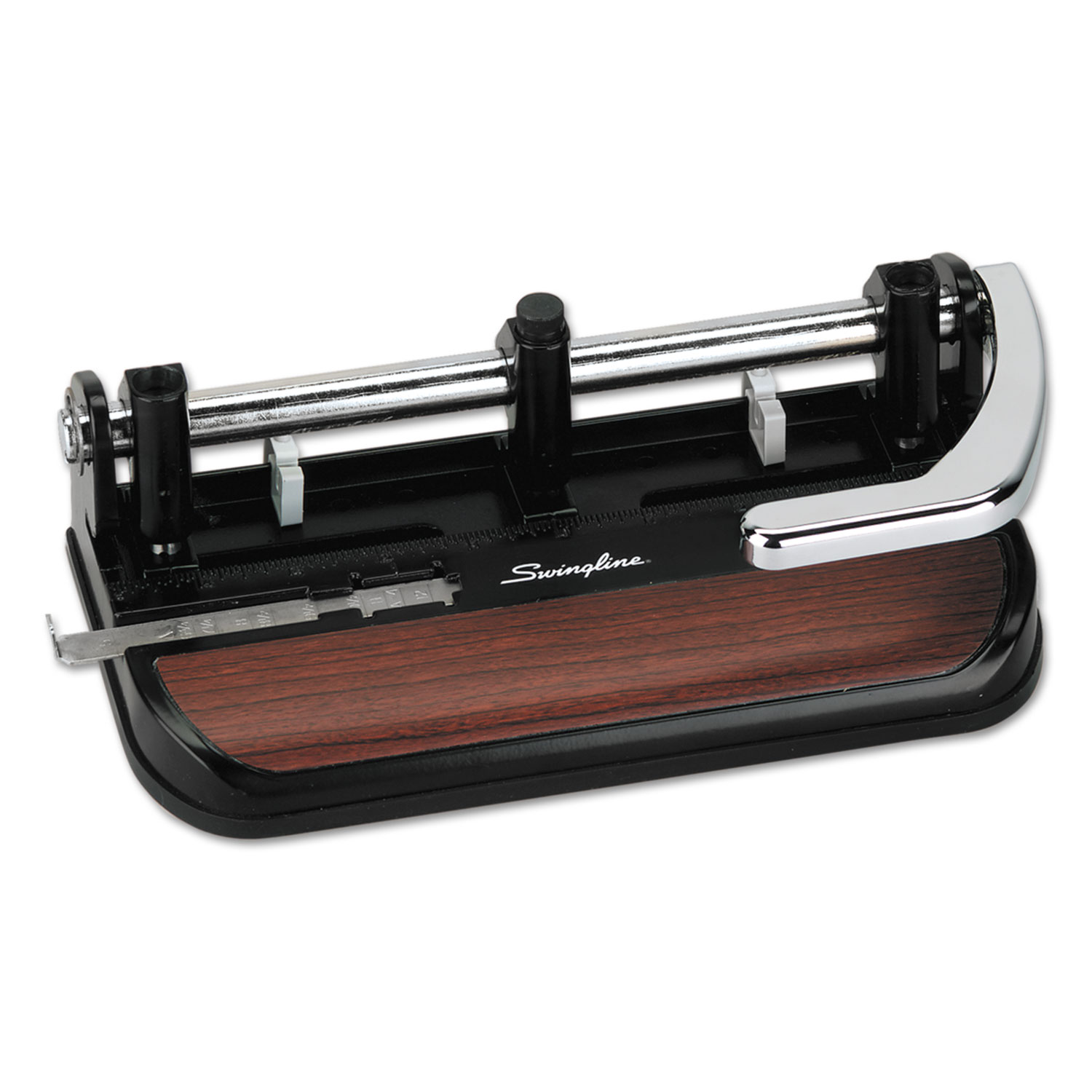 Swingline 40-Sheet Heavy-Duty Lever Action 2-to-7-Hole Punch 11/32